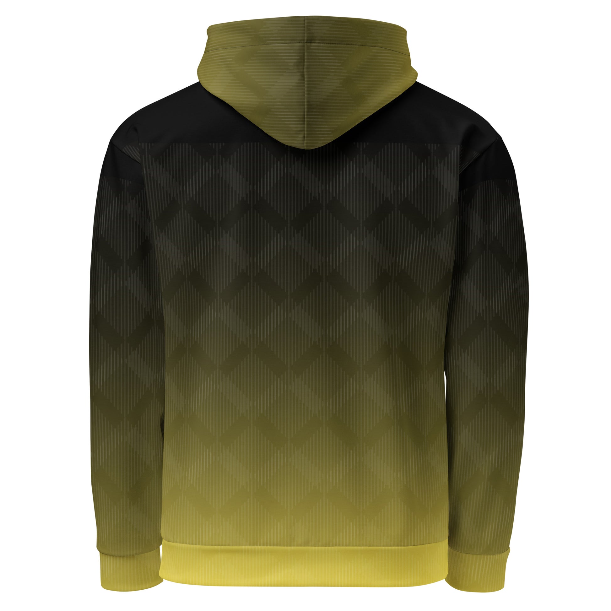 Unisex Hoodie Black & Yellow - Soft Fleece Hoodie - Aura & Apparel