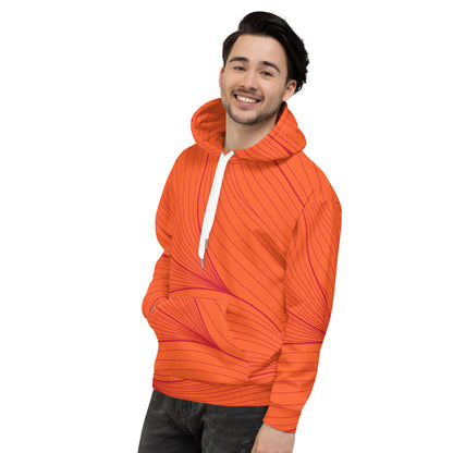 Unisex Orange Hoodie - Comfortable & Stylish - Aura & Apparel