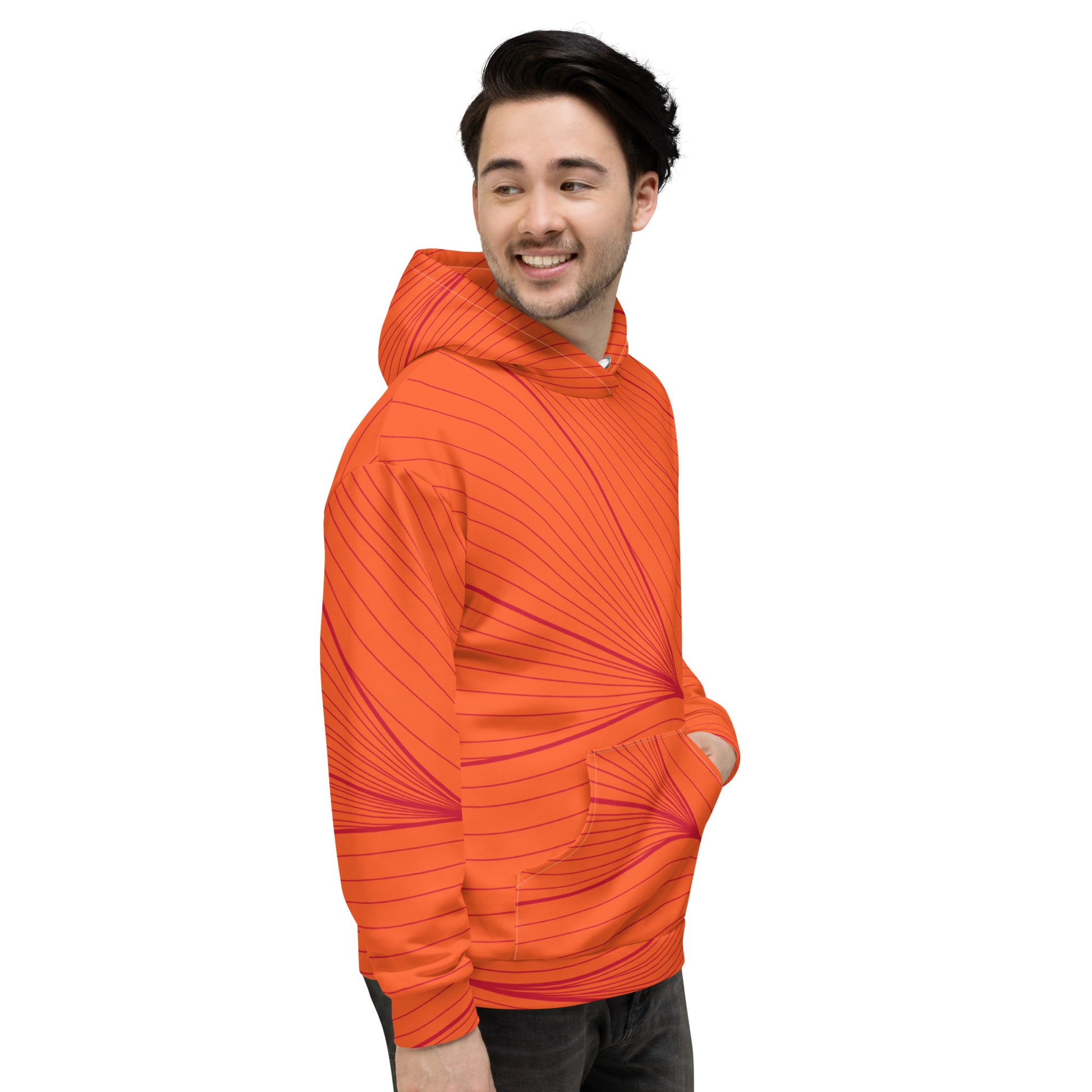 Unisex Orange Hoodie - Comfortable & Stylish - Aura & Apparel