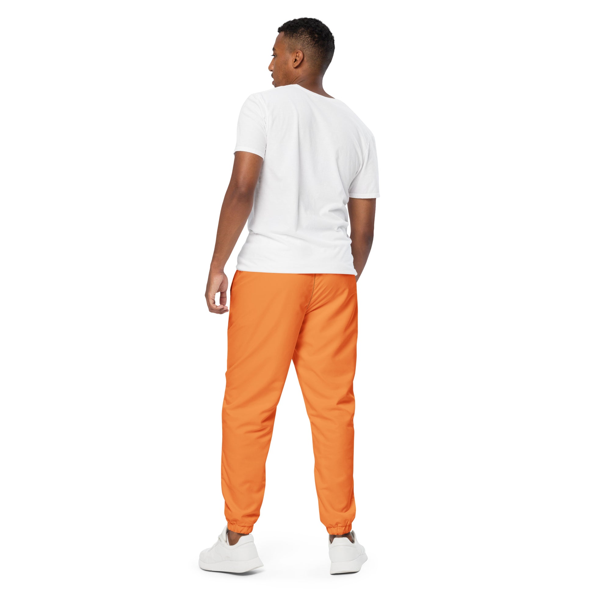 Unisex Track Pants – Solid Orange - Aura & Apparel