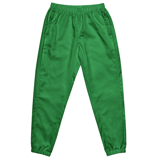 Unisex Track Pants – Solid Green - Aura & Apparel