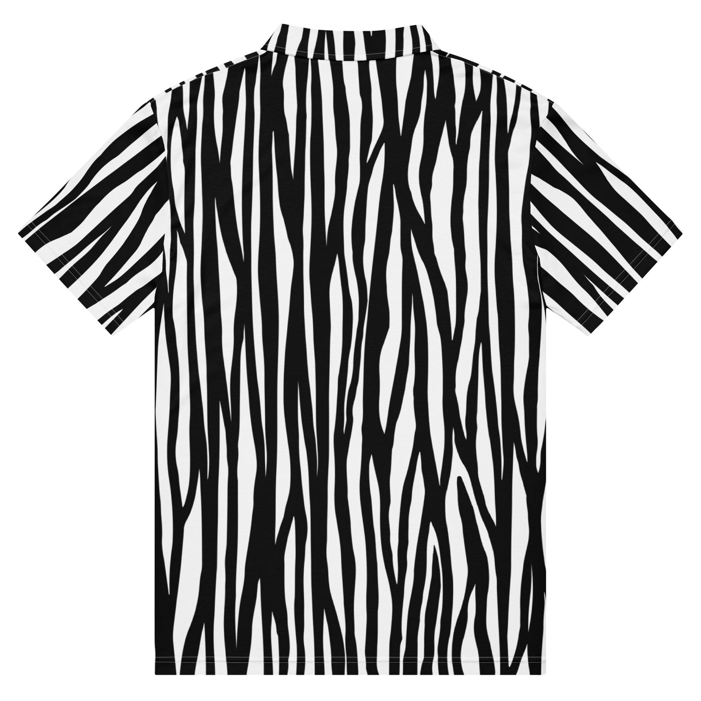 Men’s Slim Fit Polo Zebra - Slim Fit Polo Shirt - Aura & Apparel