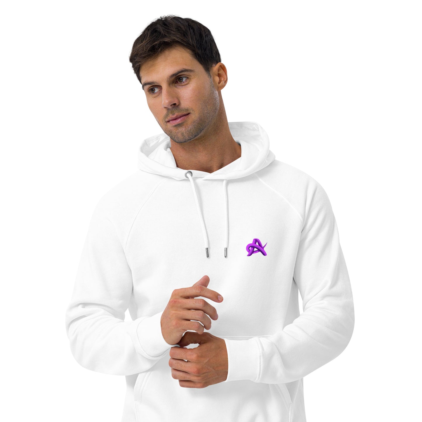 Unisex Eco Raglan Hoodie - Sustainable & Stylish - Aura & Apparel