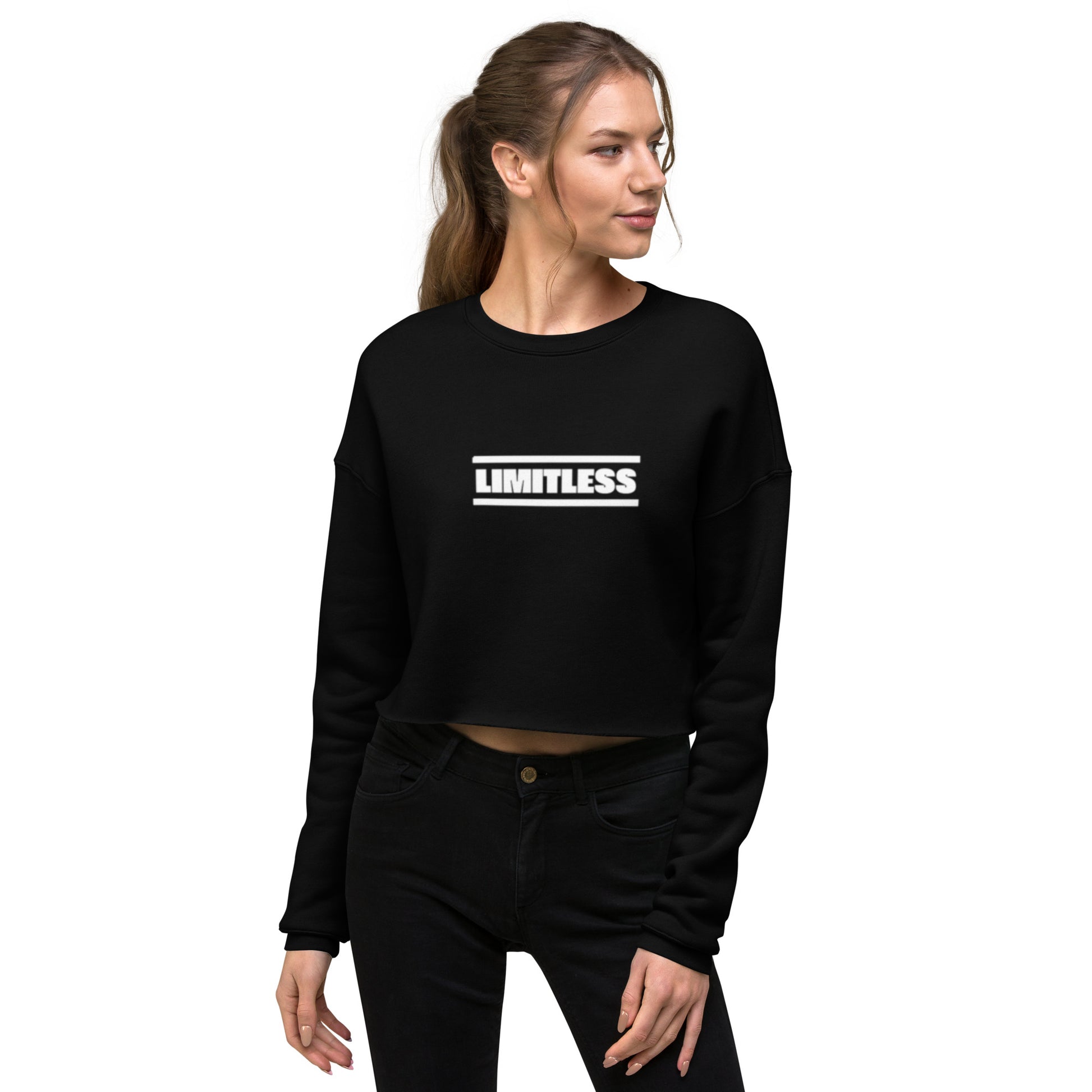 Women's Crop Sweatshirt - Crop Sweatshirt - Aura & Apparel