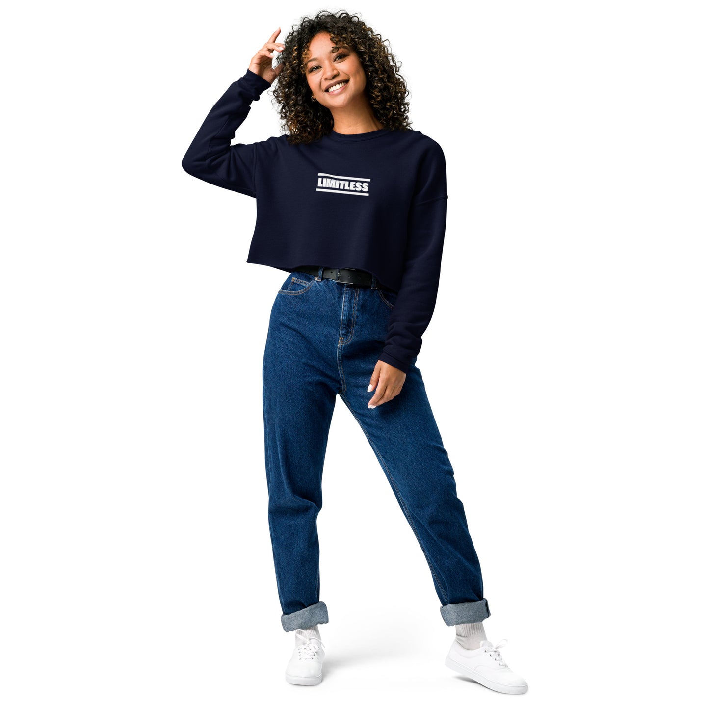 Women's Crop Sweatshirt - Crop Sweatshirt - Aura & Apparel